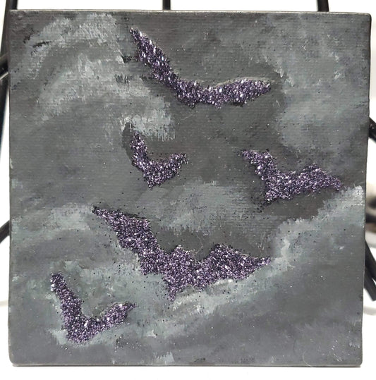 Freakin' Glitter Bats on a cloudy night