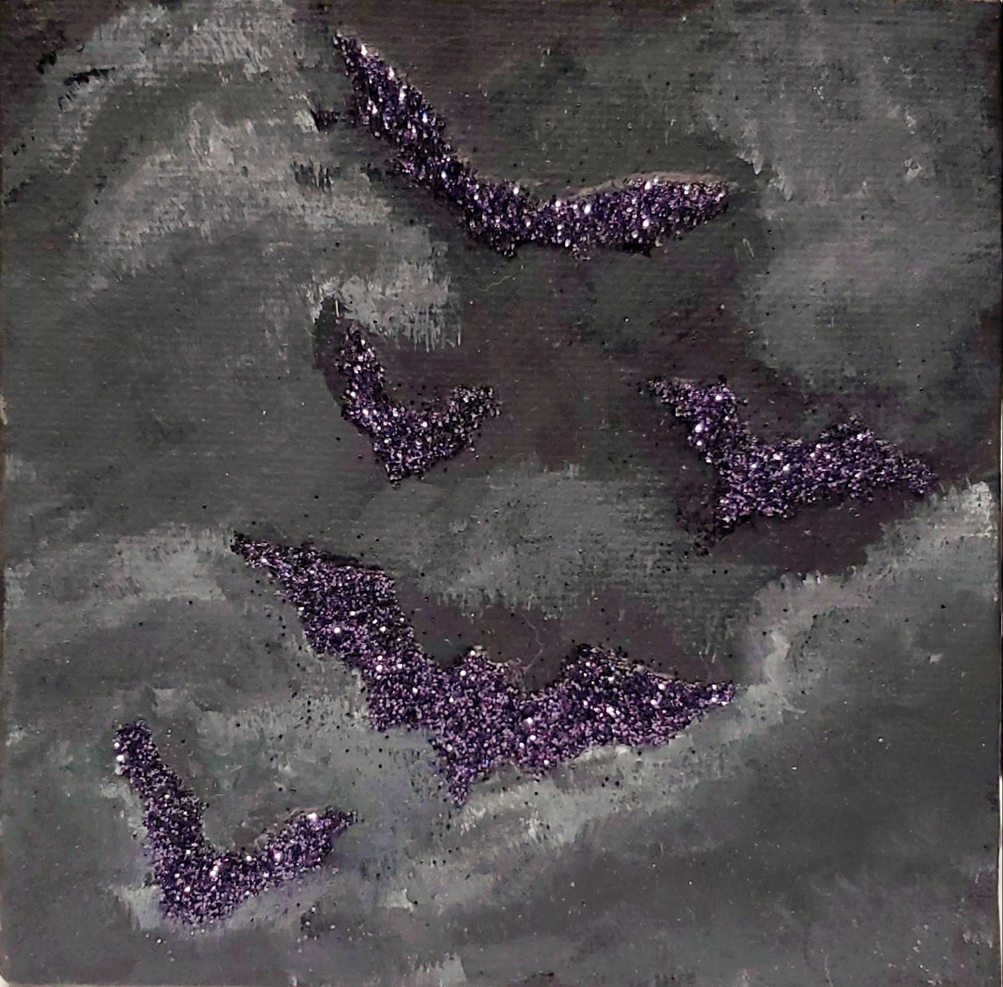 Freakin' Glitter Bats on a cloudy night