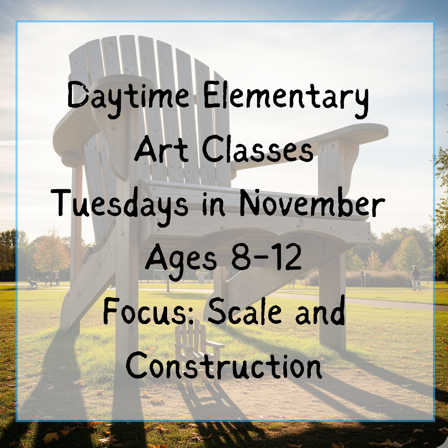 Tuesday Art Ages 8-12,  November 2025 1 student
