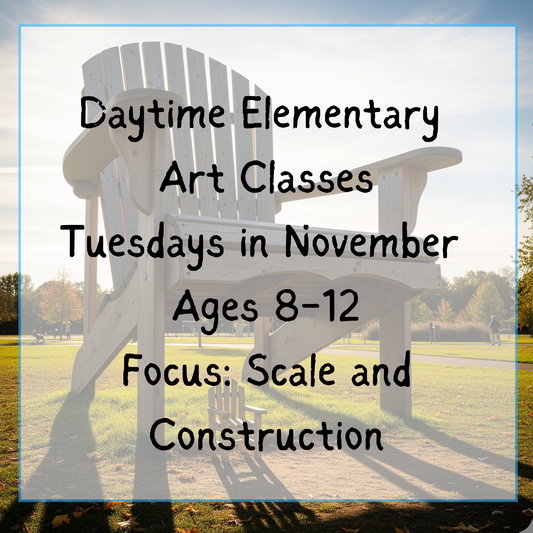 Tuesday Art Ages 8-12,  November 2025 1 student