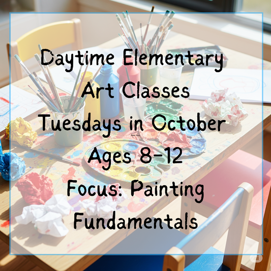 Tuesday Art Ages 8-12,  October 2025 1 student
